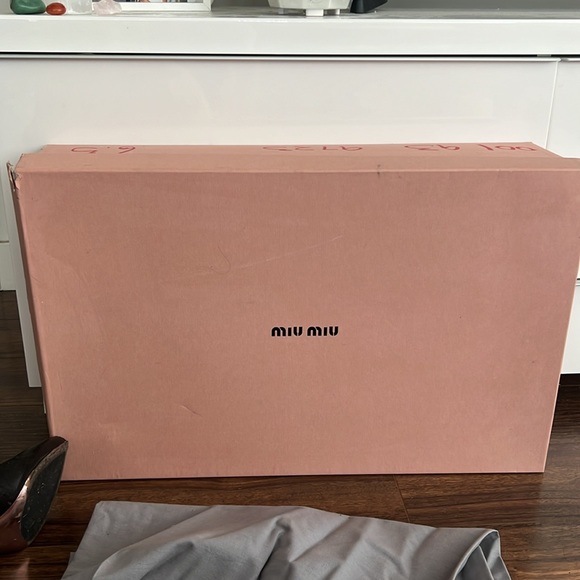 Authentic Miu Miu ruched leather boots - Picture 7 of 8